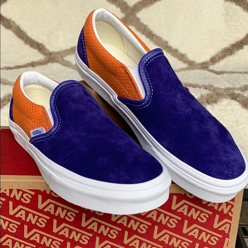 VANS CLASSIC SLIP ON P & C Royal Blue/Apricot men’ - Picture 5 of 16